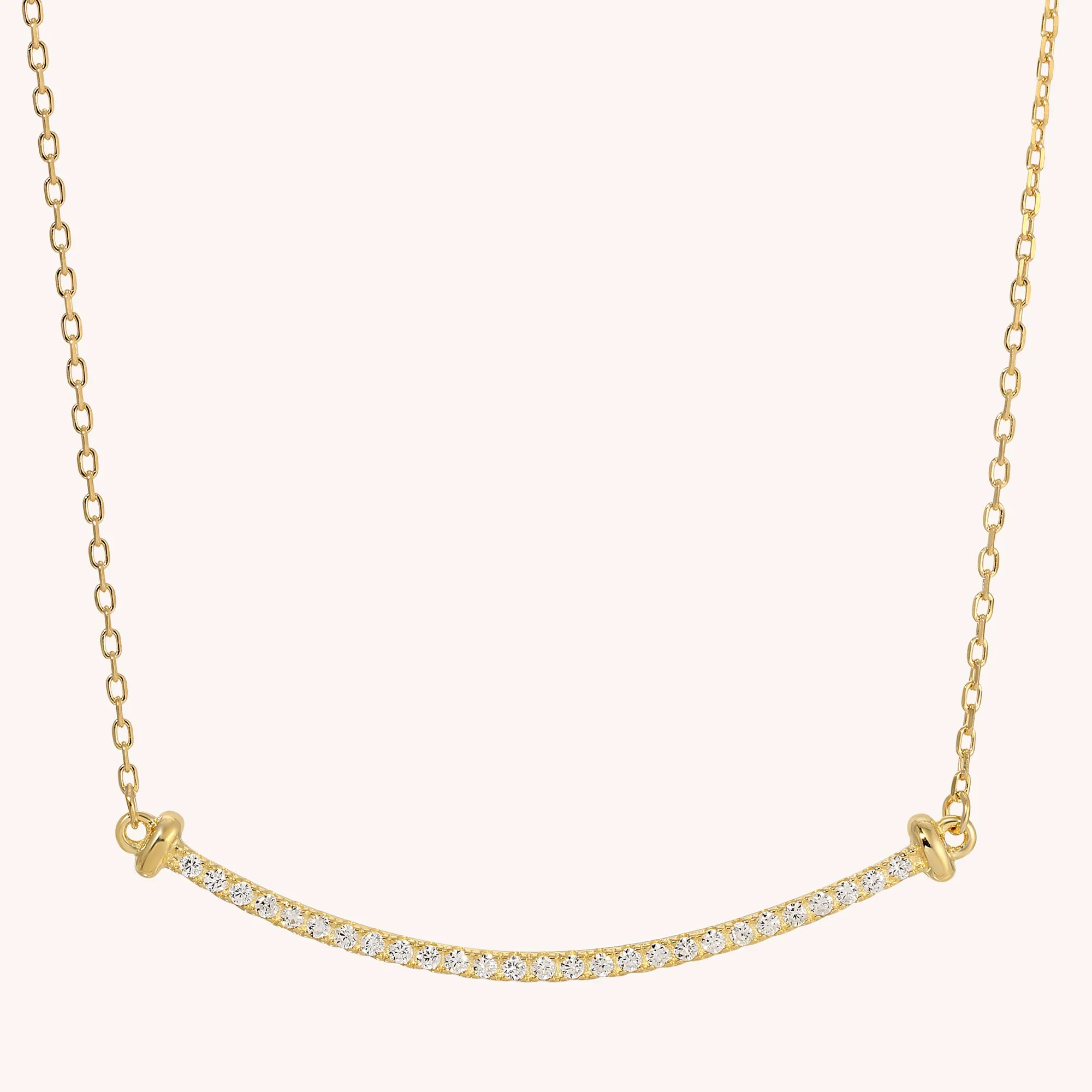 Curve bar necklace