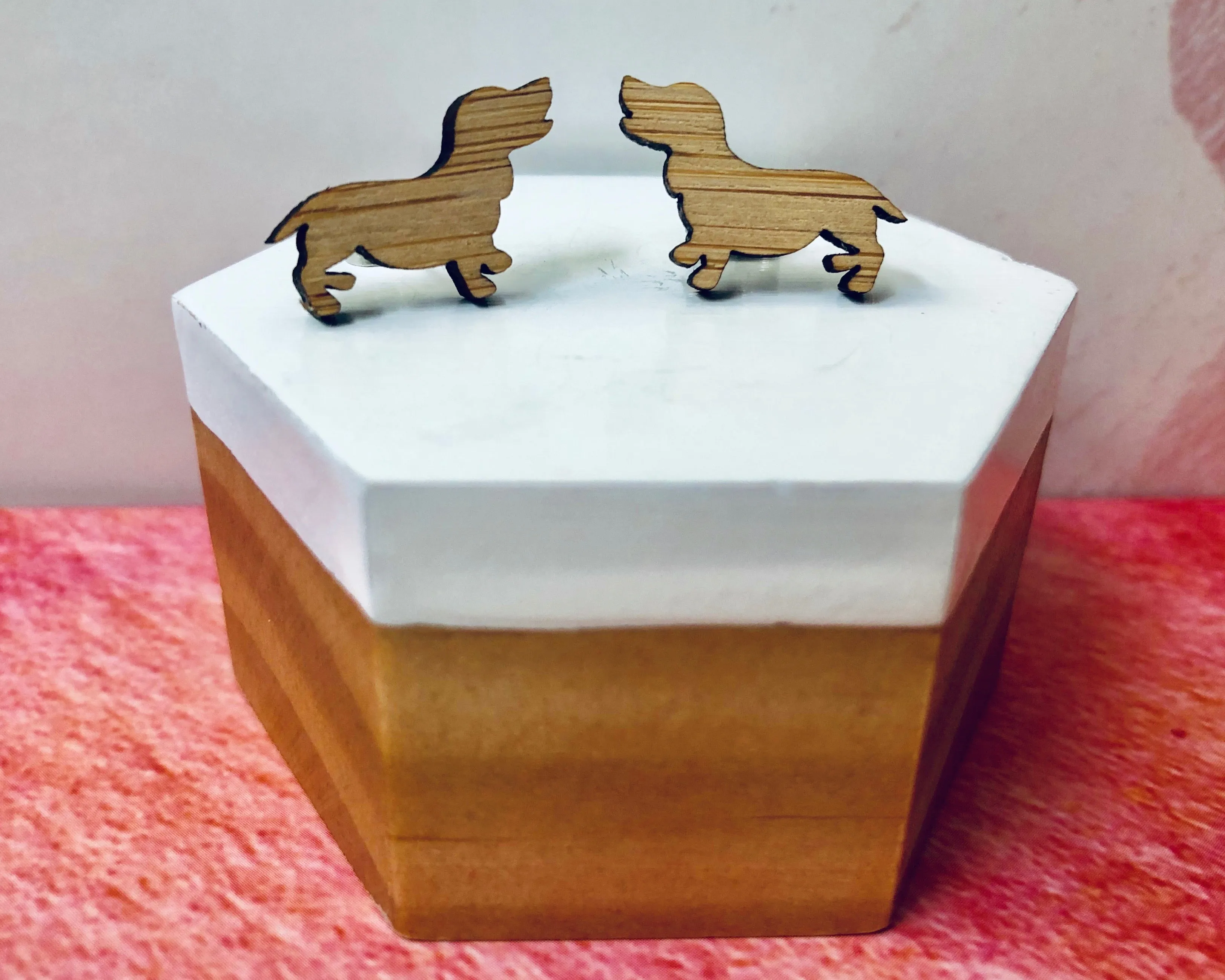 'Dachshunds' Mini Stud Earrings