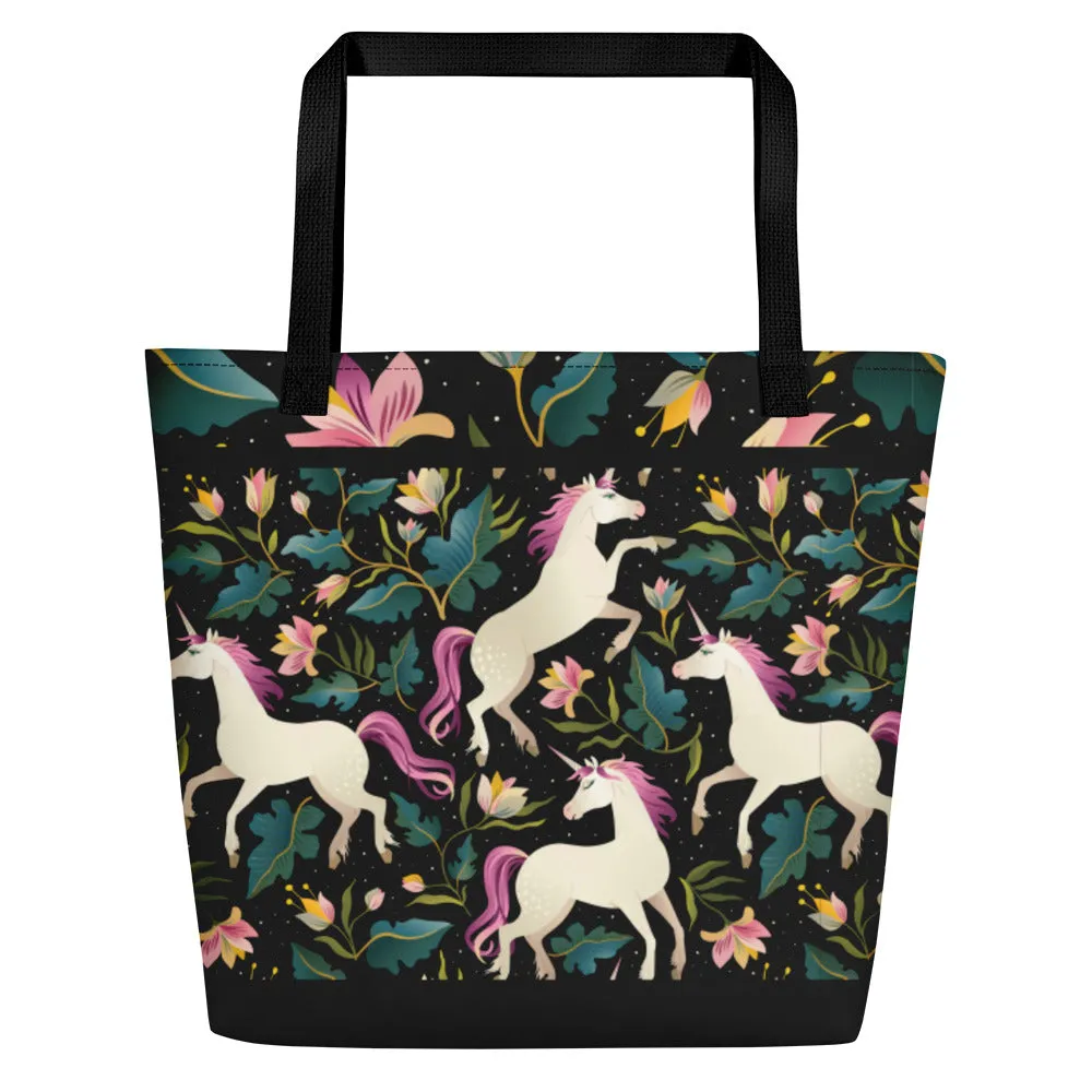 Dancing Unicorns - Beach Bag