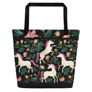 Dancing Unicorns - Beach Bag