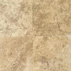 DARK WALNUT Travertine Brushed-Unfilled Tile