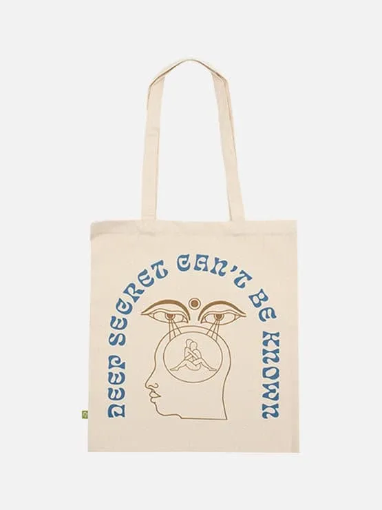 Deep Secret Revenge Bej Tote Bag