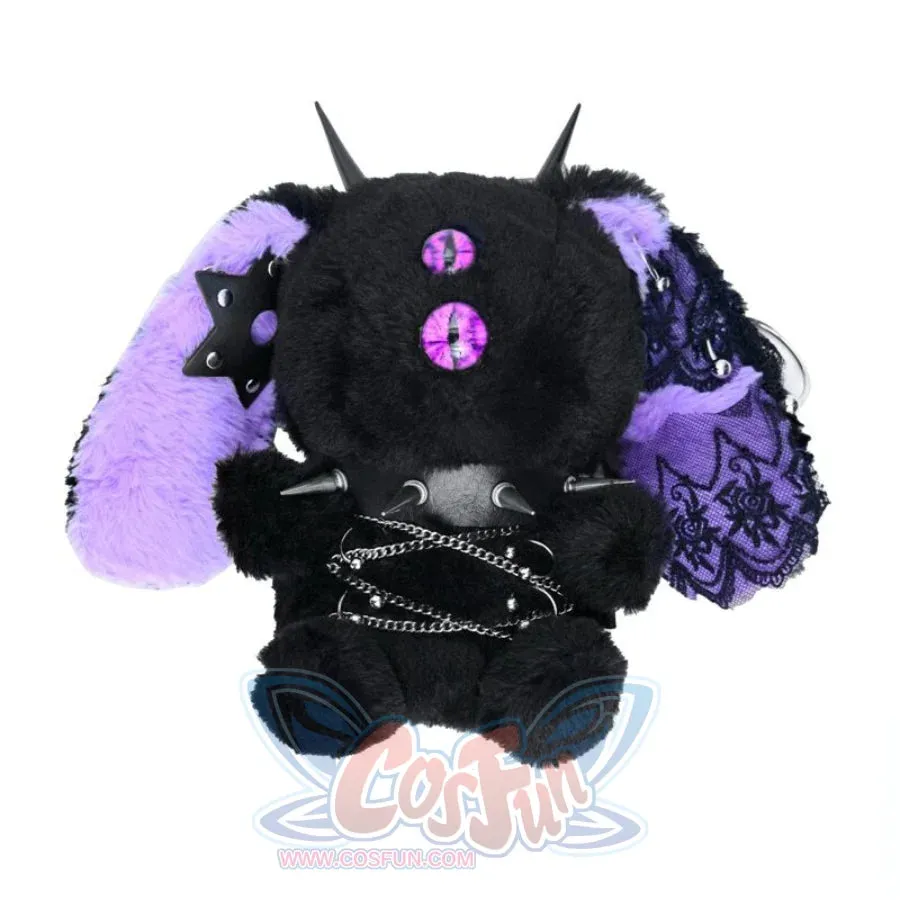 Demon One-eyed Rabbit Woolen Crossbody Bag