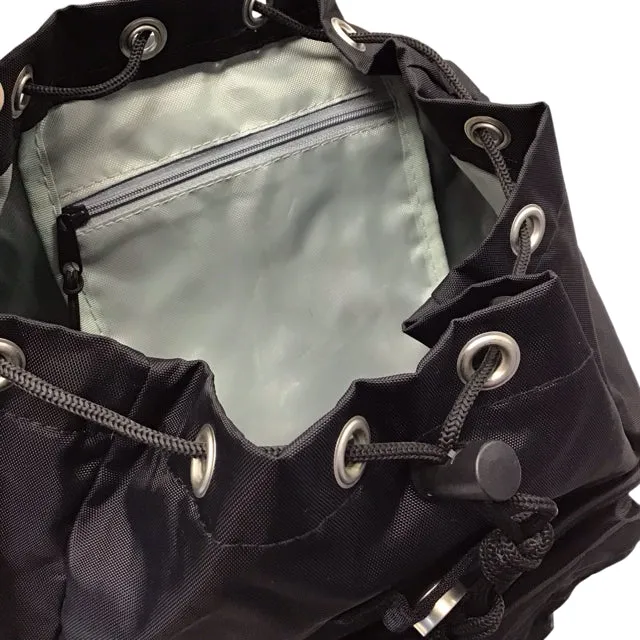 Derek Alexander Black Cinch Backpack
