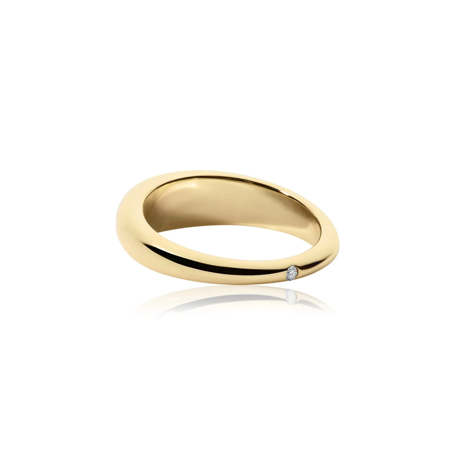 Diamond Mini Bubble Ring