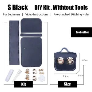 DIY Leather AirPods Case Kit DIY Leather Mini Satchel Bag Kit DIY Leather Projects DIY Leather Pouch Kit