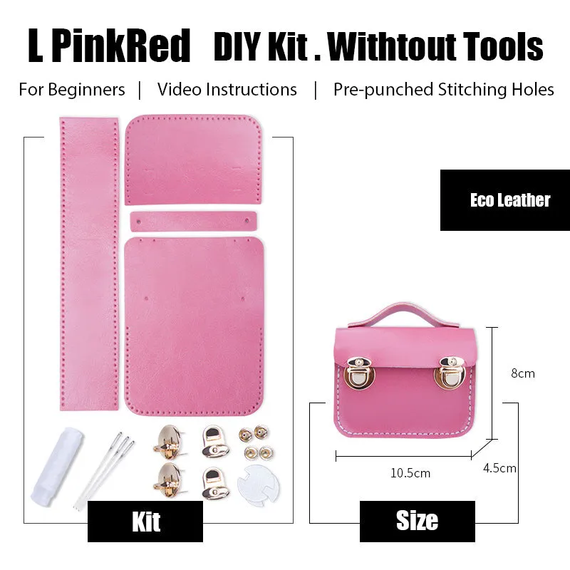 DIY Leather AirPods Case Kit DIY Leather Mini Satchel Bag Kit DIY Leather Projects DIY Leather Pouch Kit