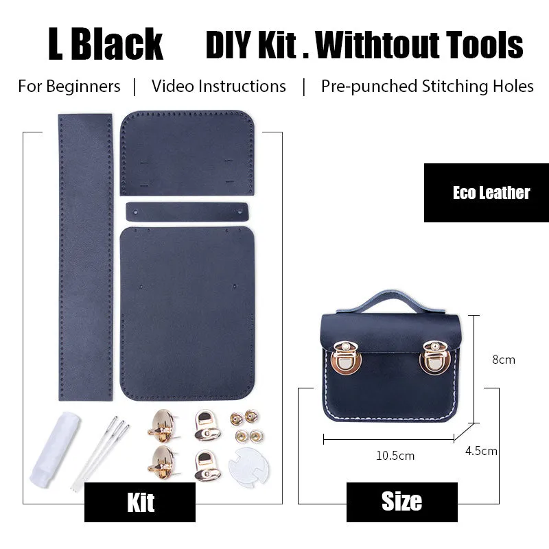 DIY Leather AirPods Case Kit DIY Leather Mini Satchel Bag Kit DIY Leather Projects DIY Leather Pouch Kit