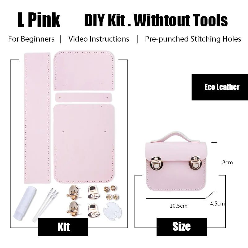 DIY Leather AirPods Case Kit DIY Leather Mini Satchel Bag Kit DIY Leather Projects DIY Leather Pouch Kit