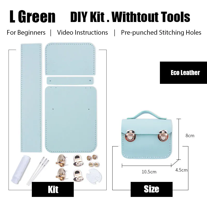 DIY Leather AirPods Case Kit DIY Leather Mini Satchel Bag Kit DIY Leather Projects DIY Leather Pouch Kit