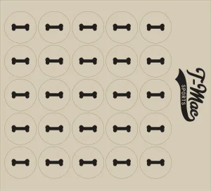 Dog Bone Mini Award Decals (2)