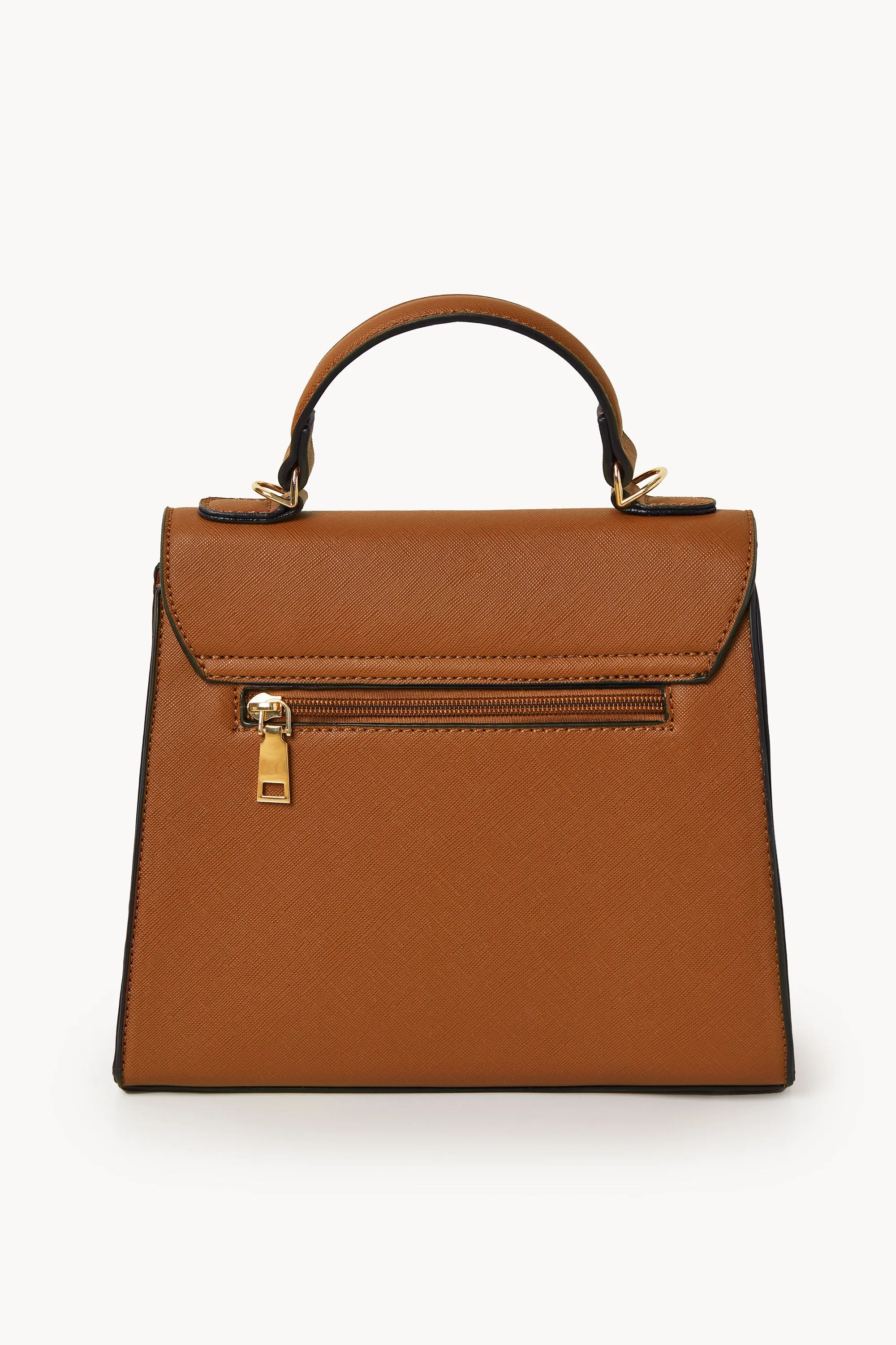 Dominica Brown Lock Purse