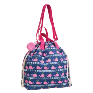 DOUGLAS Cuddle Toys Pink Whale Hobo Sak - 7403 NEW