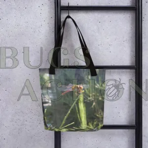 Dragon Fly on Stem Tote bag