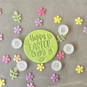 Easter Egg Mini Fondant Stamp Set