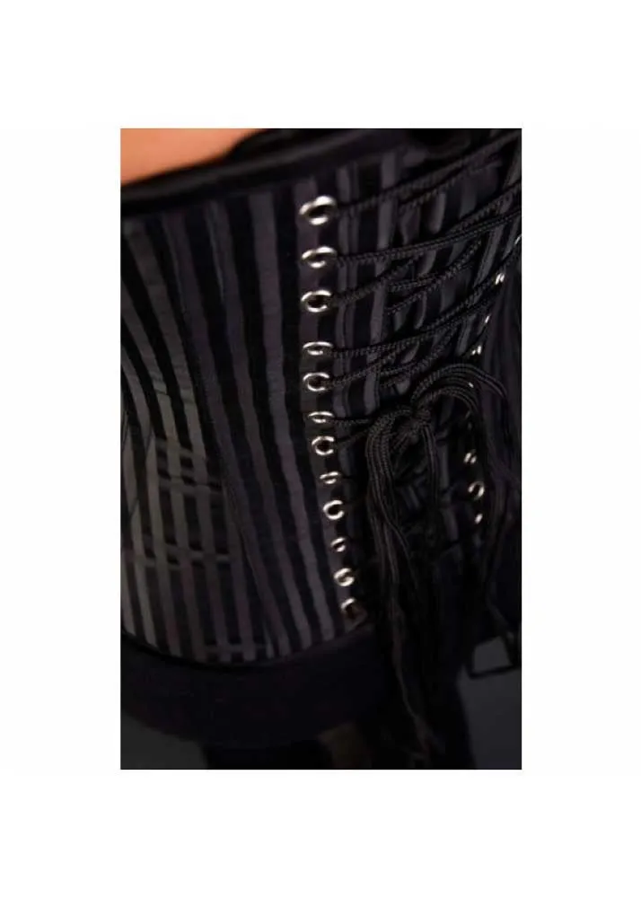 ELEGANT BLACK/BLACK STRIPE JACQ