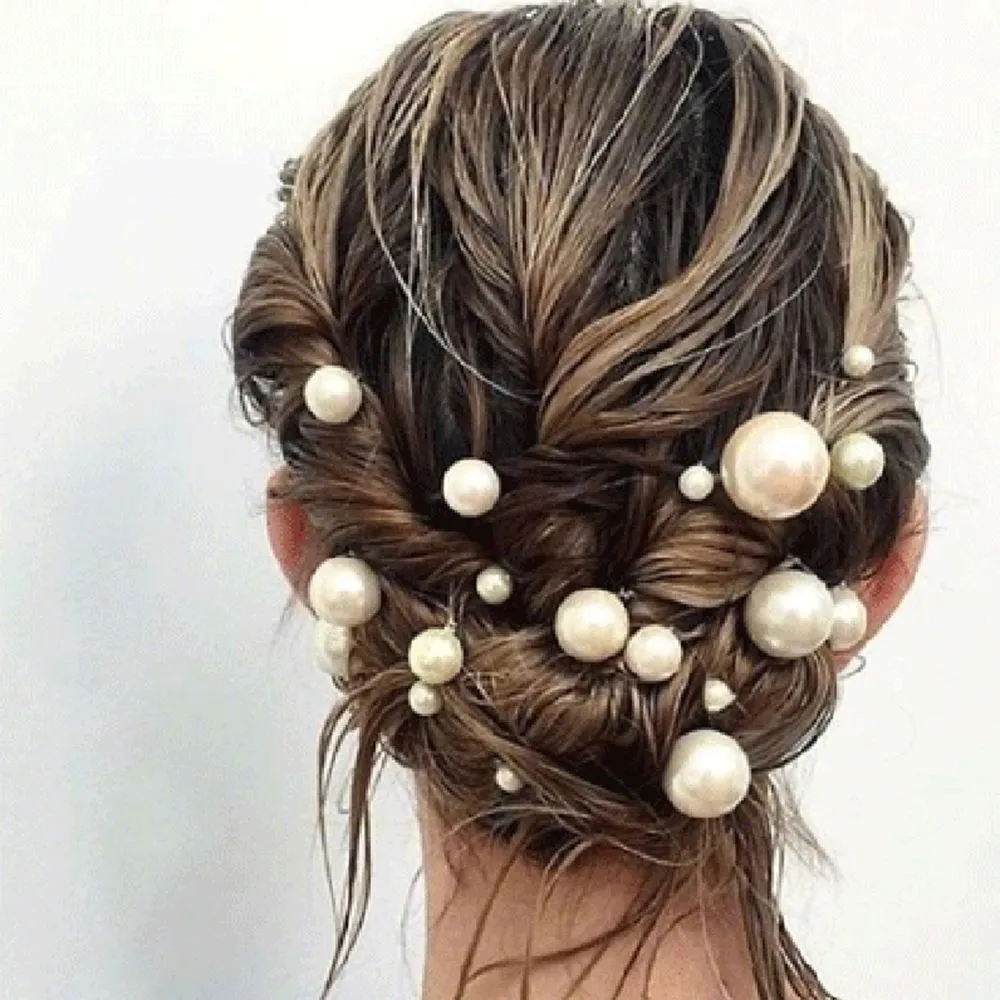 Elegant Bridal Faux Pearl Hairpin Accessories 20Pcs/box