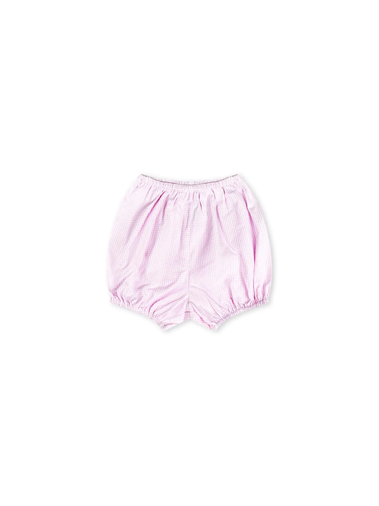 Elegant Diaper Cover - Baby Pink Minigingham