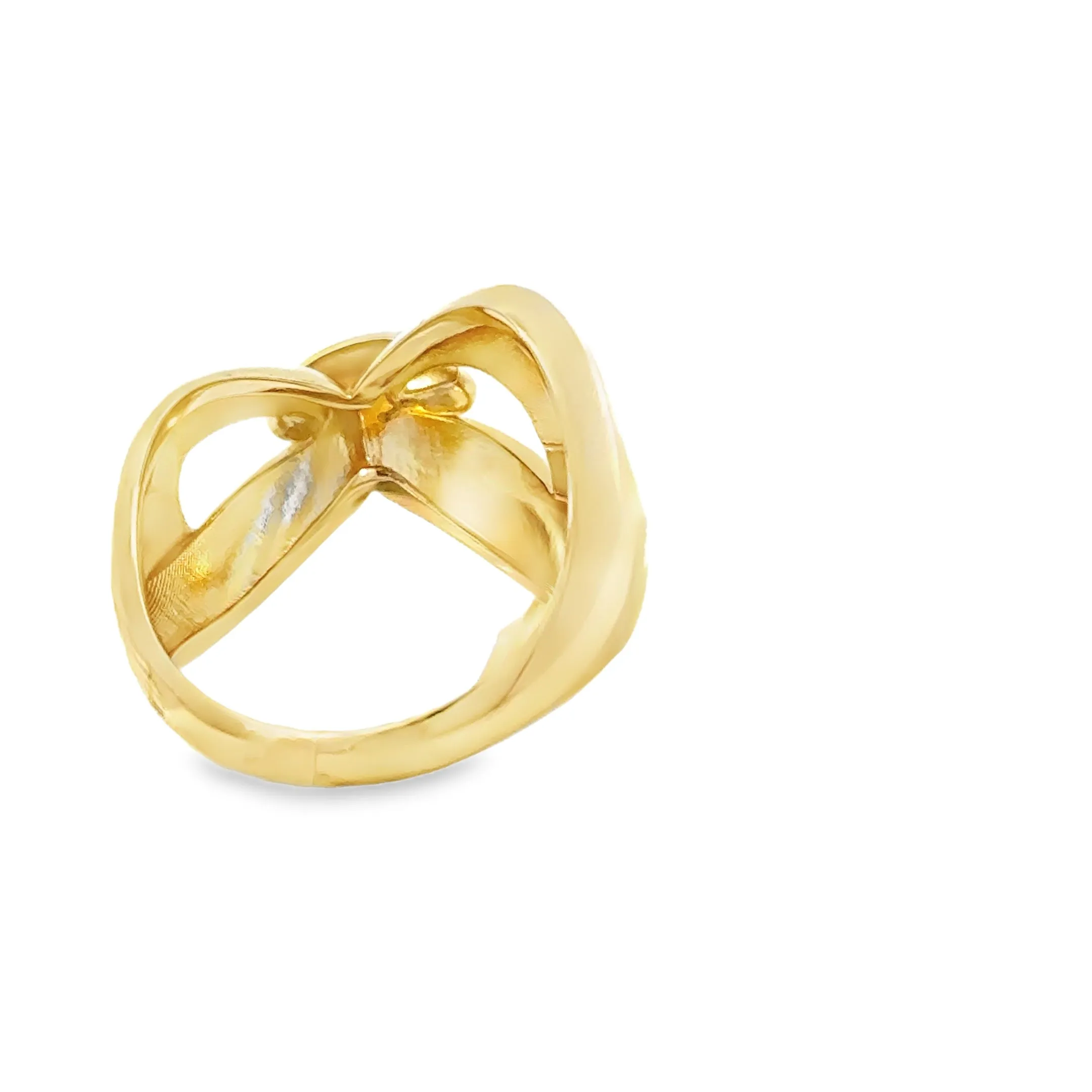 Elegant Gold Bow Ring 10k