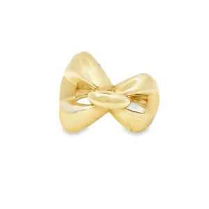 Elegant Gold Bow Ring 10k