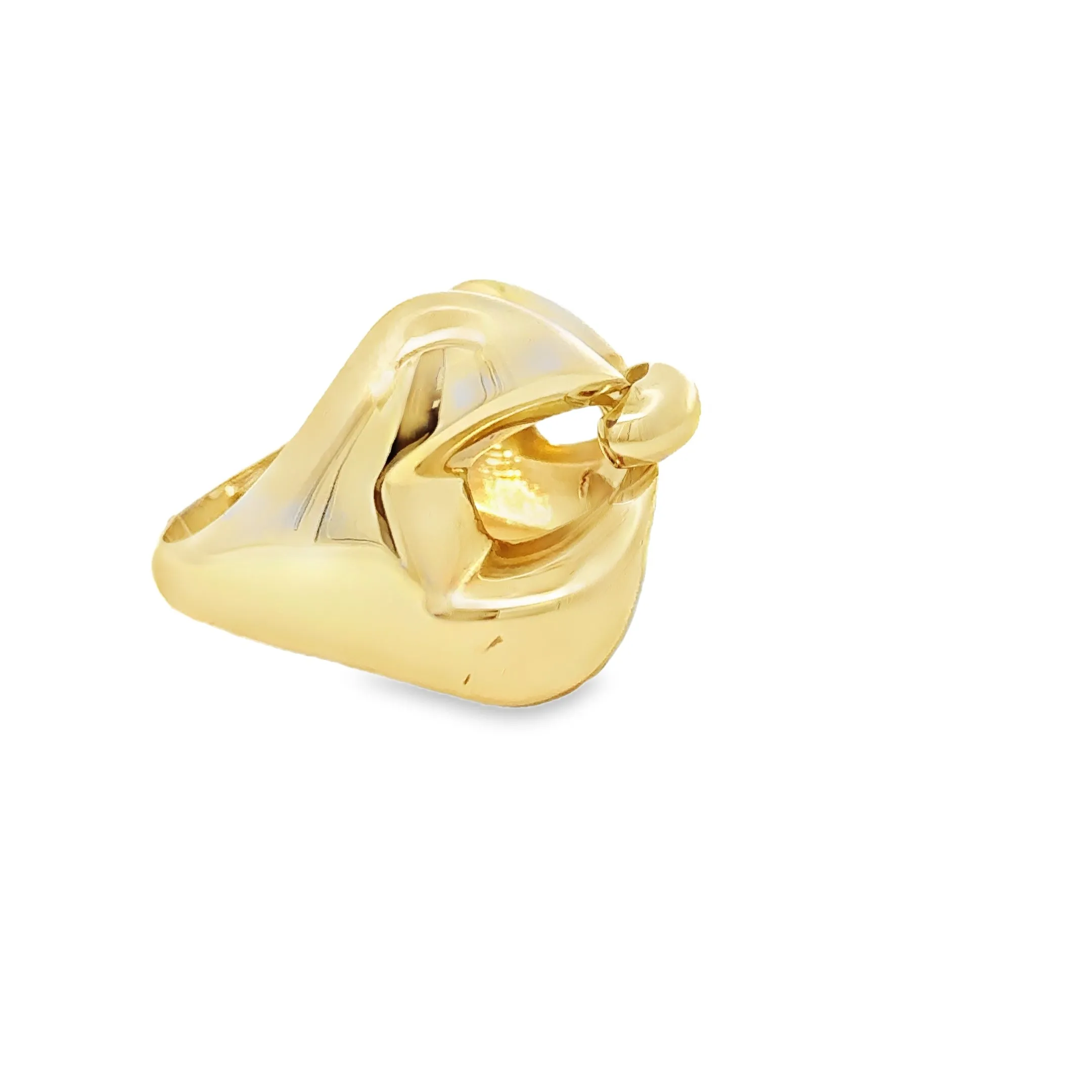 Elegant Gold Bow Ring 10k