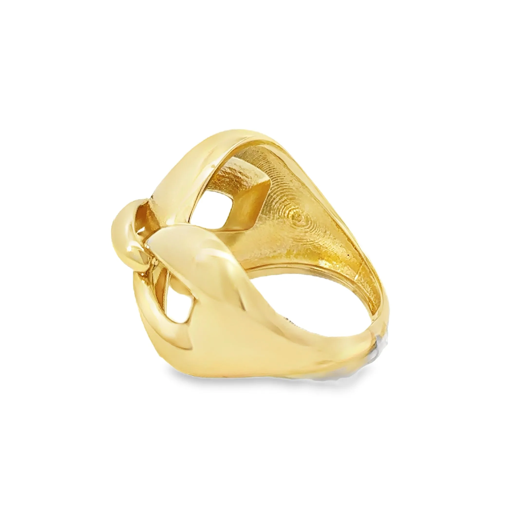 Elegant Gold Bow Ring 10k