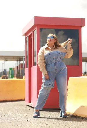 Elegant JEANS Jumpsuit- OLIV EYE