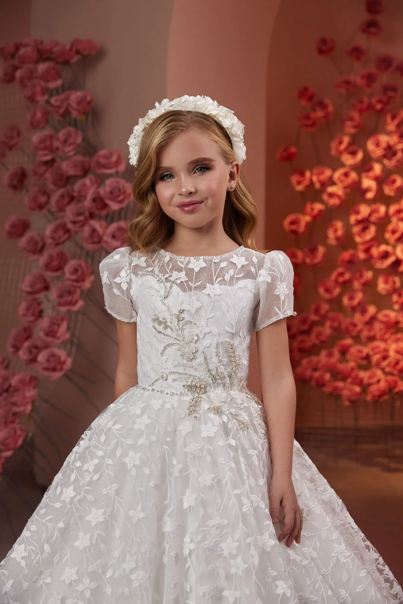 Elegant Lace Flower Girl Dress