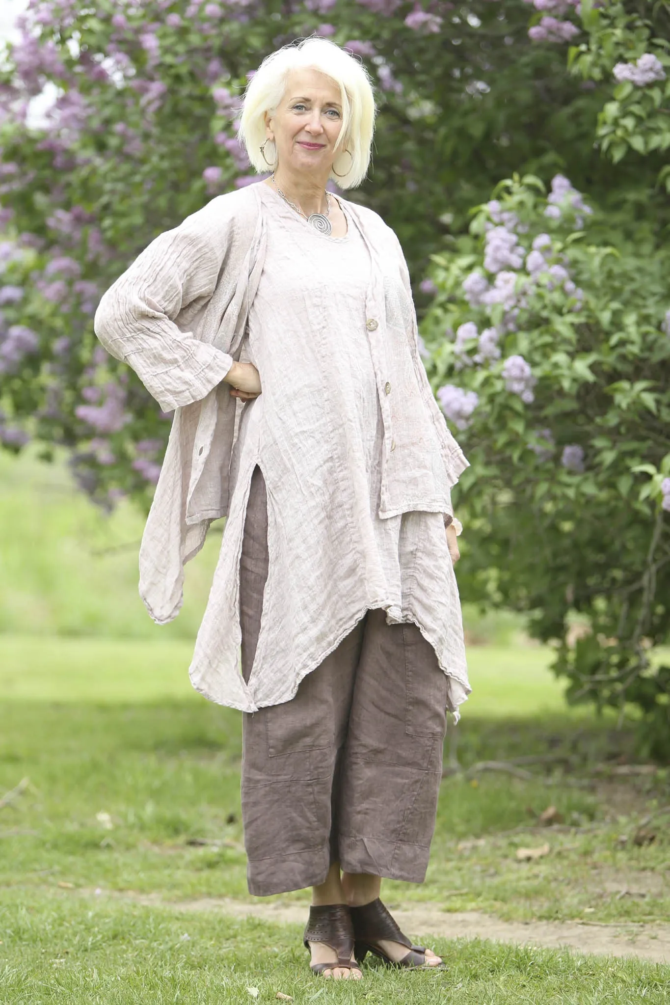 Elegant Linen Pant 3283B-U-Sedona