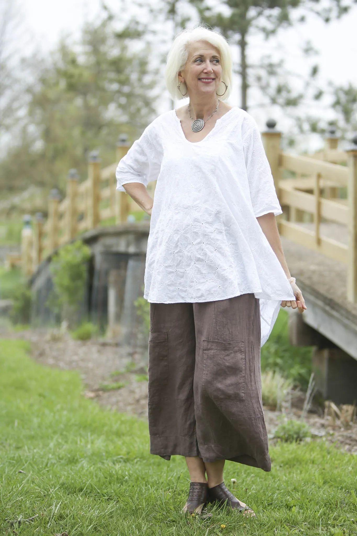 Elegant Linen Pant 3283B-U-Sedona