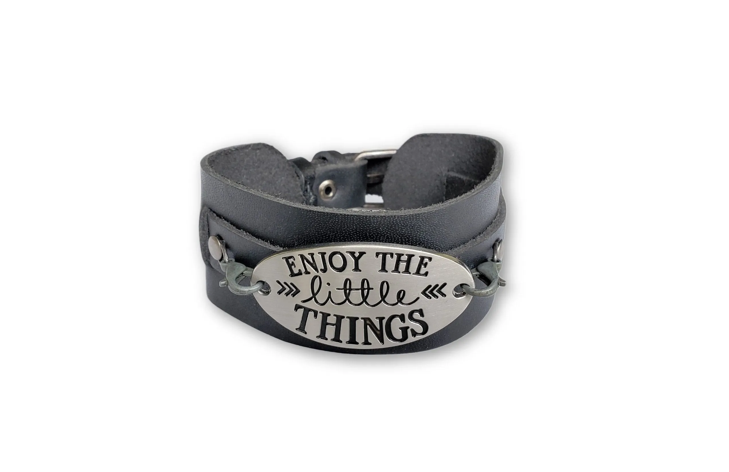 Enjoy The Little Things - Leather Bracelet