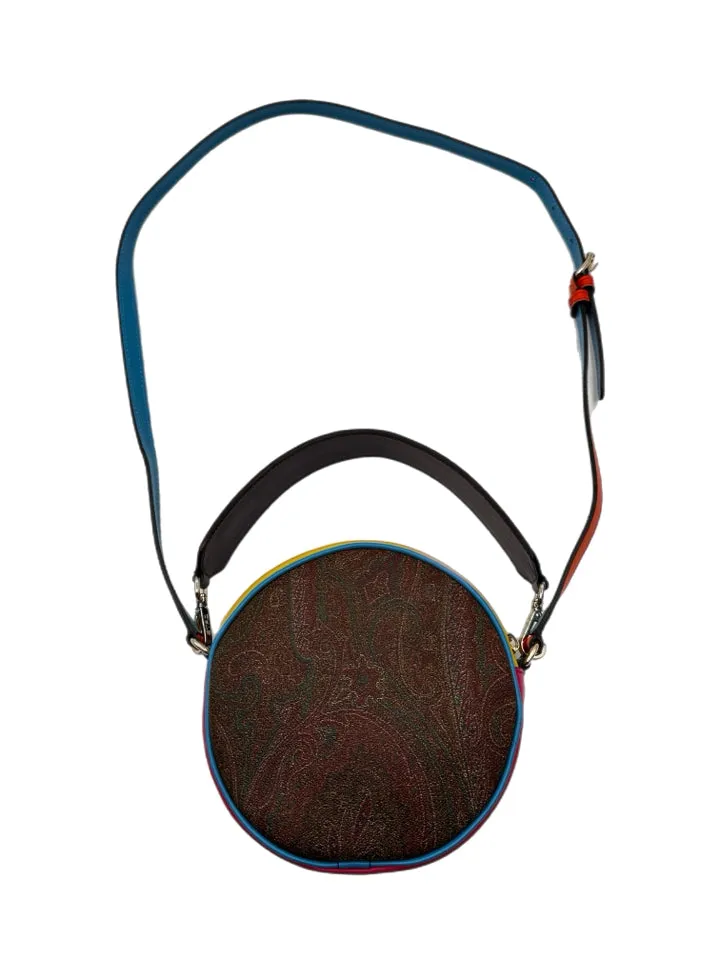 Etro Round Paisley Crossbody Purse