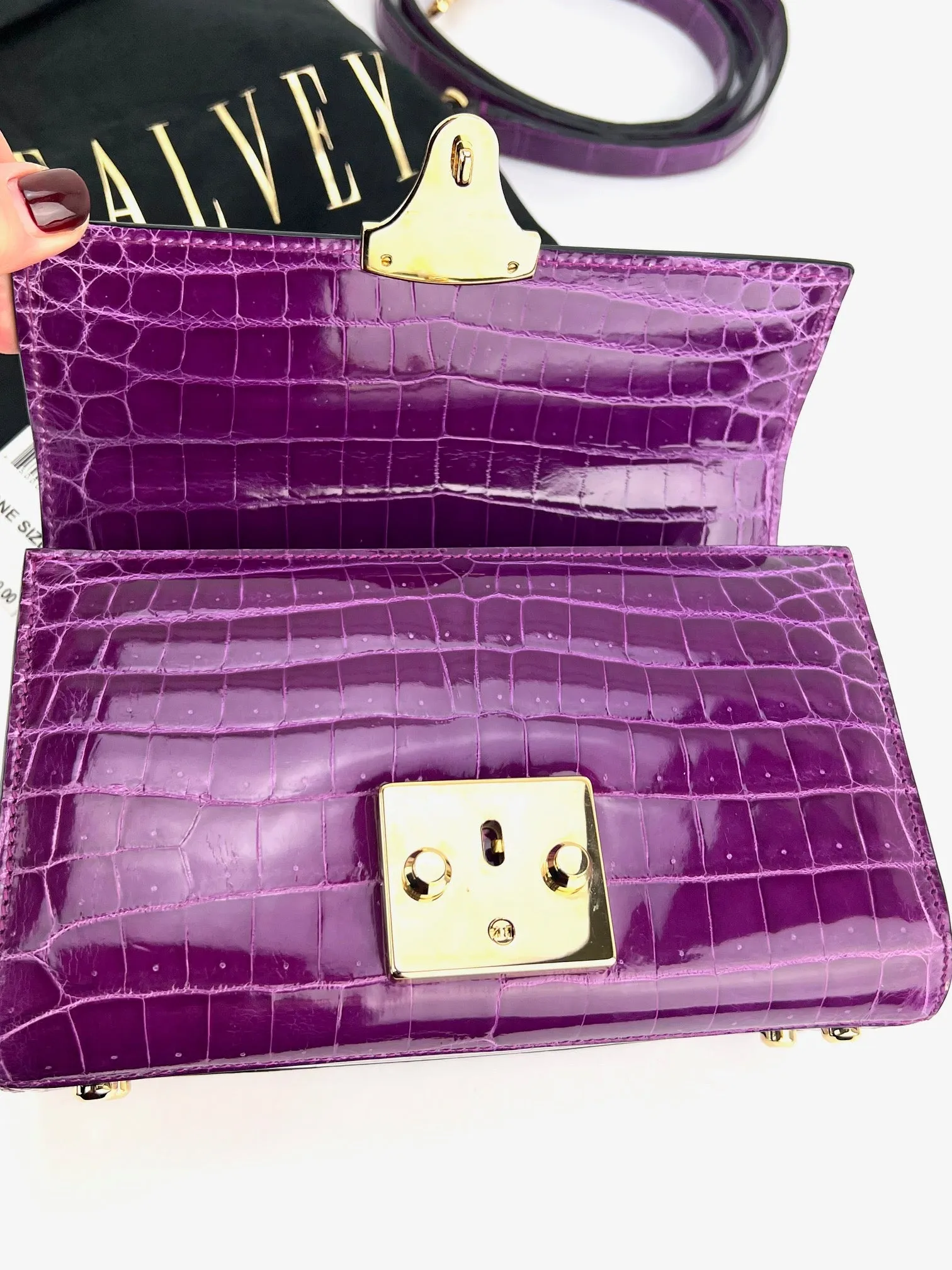 Exclusive Stalvey Top Handle 2.0 Alligator Bag Crossbody Luxury Bag