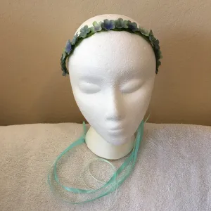 Extra Small Wreath - Blues & greens small flowers