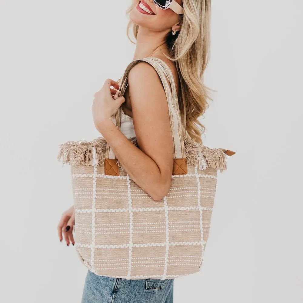 Fae Fringe Tote Bag by Pretty Simple (Ships in 2-3 Weeks)