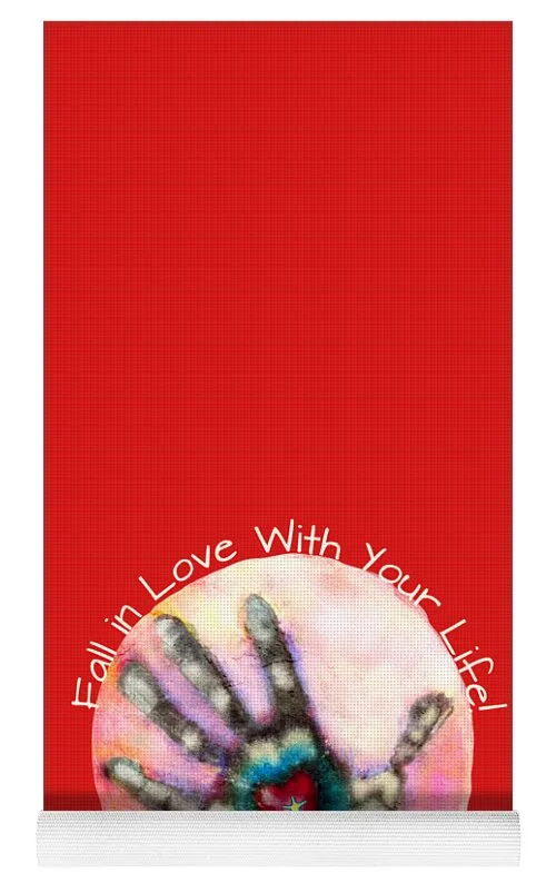 Fall In Love With Your Life - Yoga Mat