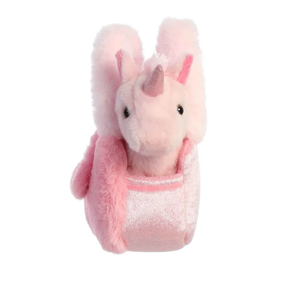 Fancy Pal Unicorn in Fluffy Pink Bag