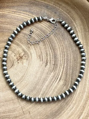 Fashion 6mm Navajo Pearl Choker