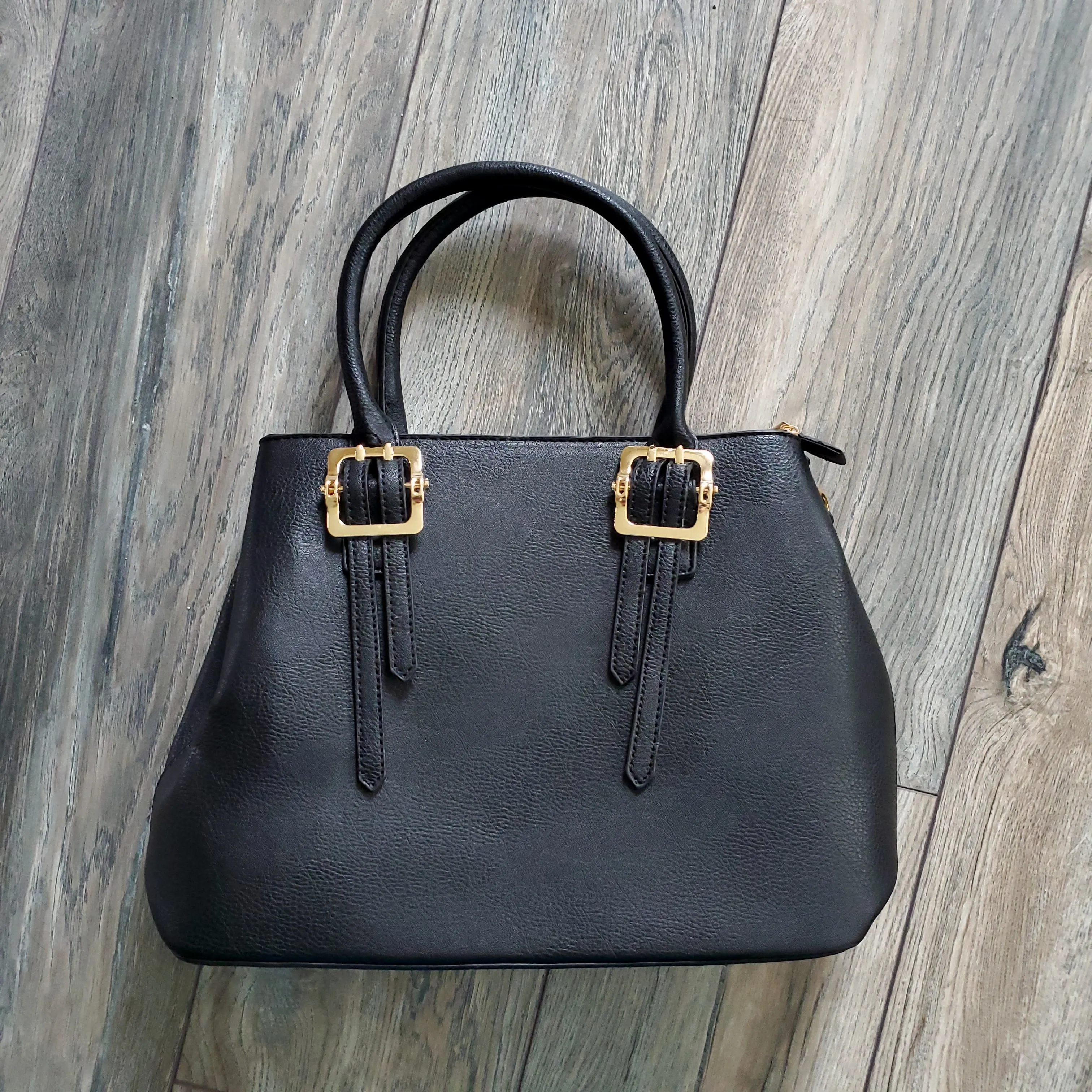 Fashion Buckle Top Handle Satchel