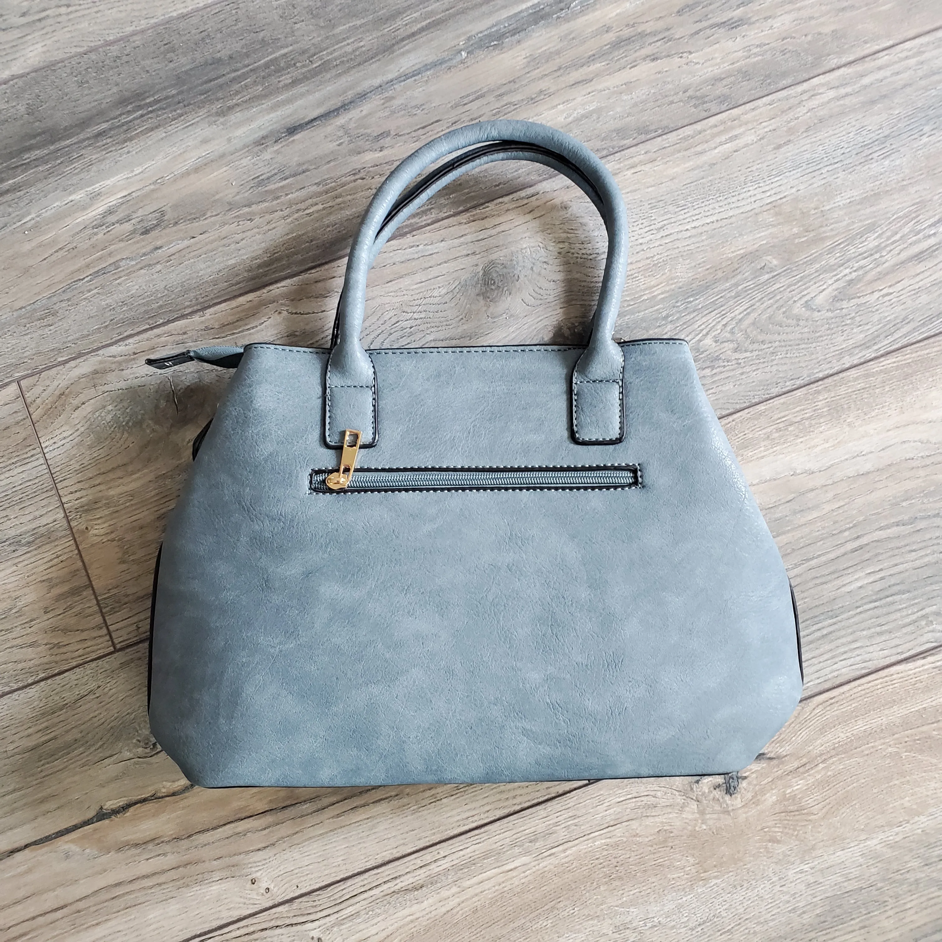 Fashion Buckle Top Handle Satchel