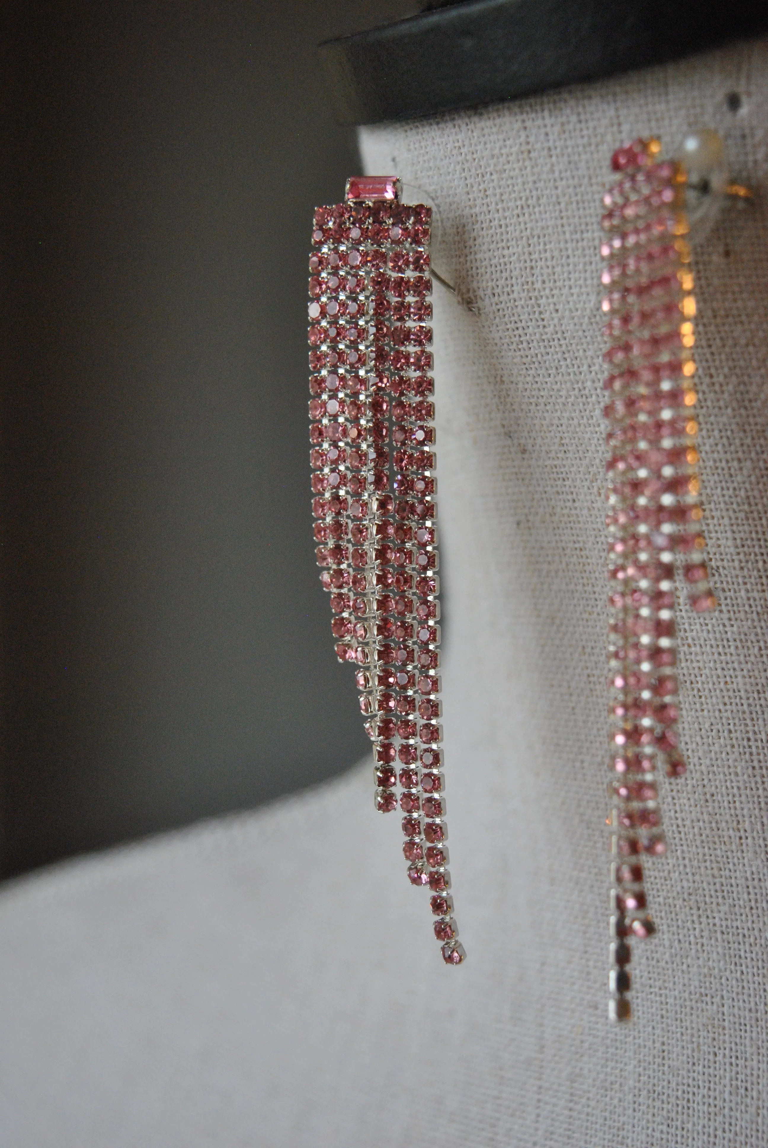 FASHION COLLECTION - BLUSH PINK CRYSTALS EARRINGS