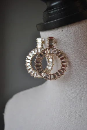 FASHION COLLECTION - GOLD CRYSTALS EARRINGS