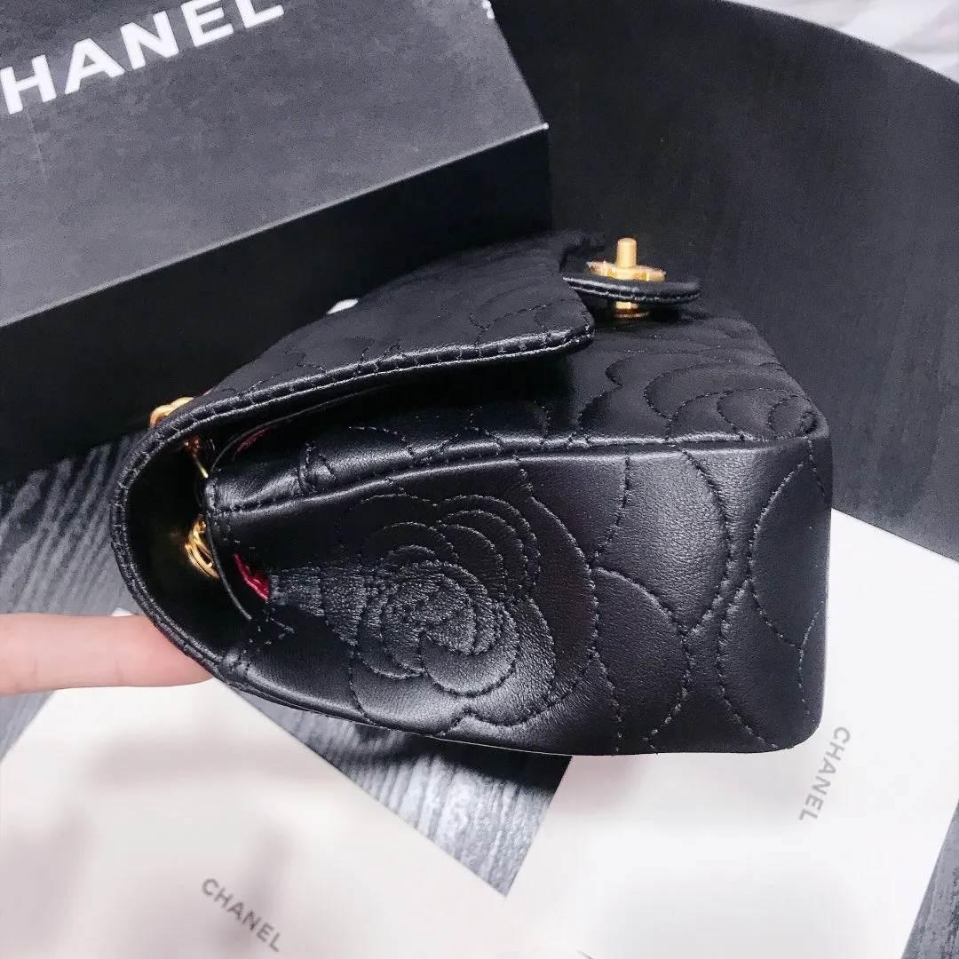 Fashion Flower Print Leather Women's Crossbody Bag Shoulder Bag