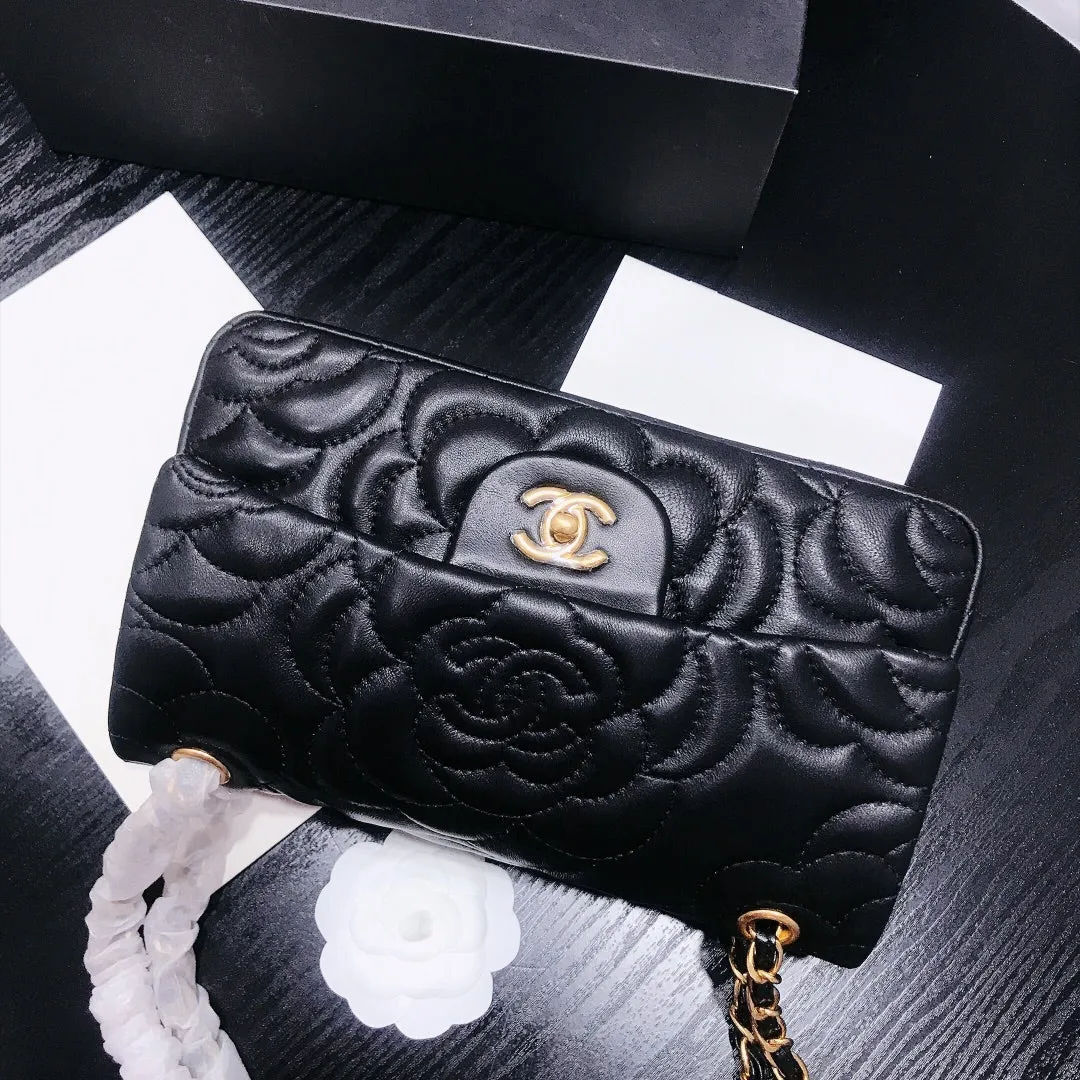 Fashion Flower Print Leather Women's Crossbody Bag Shoulder Bag