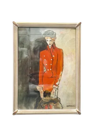 Fashion Illustration by Renė Bouché
