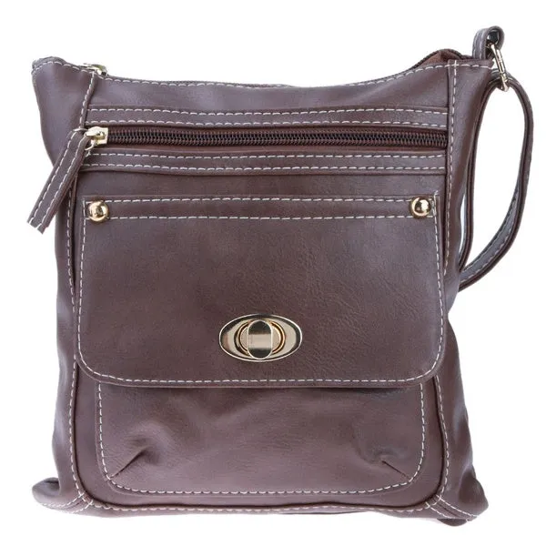 Fashion Women PU Shoulder Bag Tote Satchel Crossbody HandBag