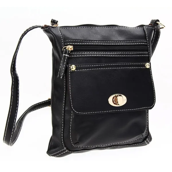 Fashion Women PU Shoulder Bag Tote Satchel Crossbody HandBag