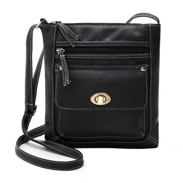 Fashion Women PU Shoulder Bag Tote Satchel Crossbody HandBag