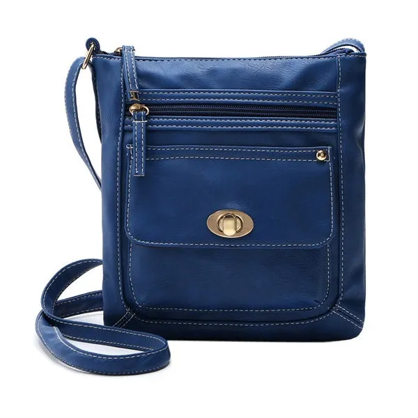 Fashion Women PU Shoulder Bag Tote Satchel Crossbody HandBag