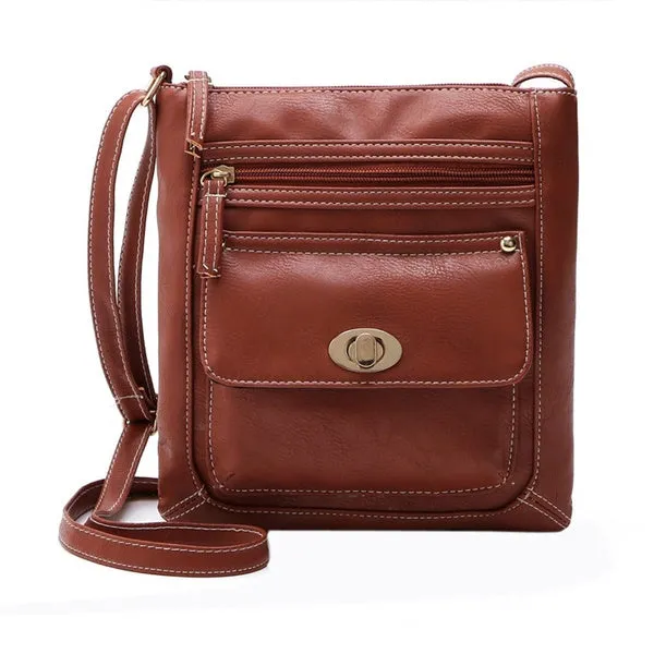 Fashion Women PU Shoulder Bag Tote Satchel Crossbody HandBag